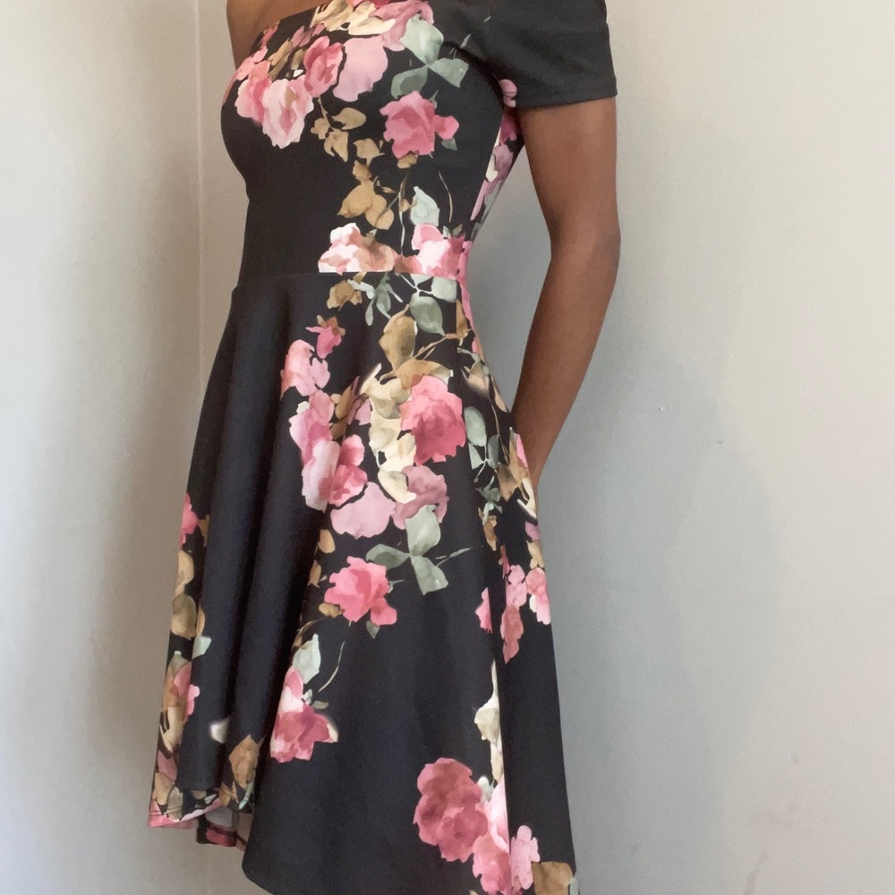 High Low Floral Dress